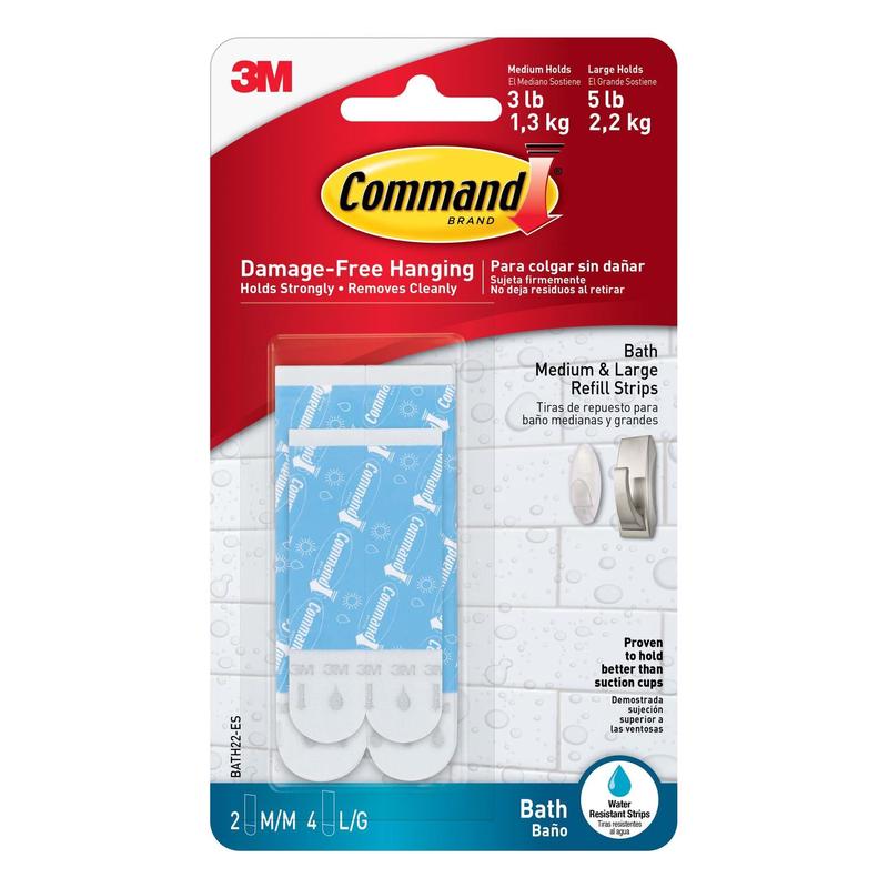 Command Bath Assorted Refill Strips