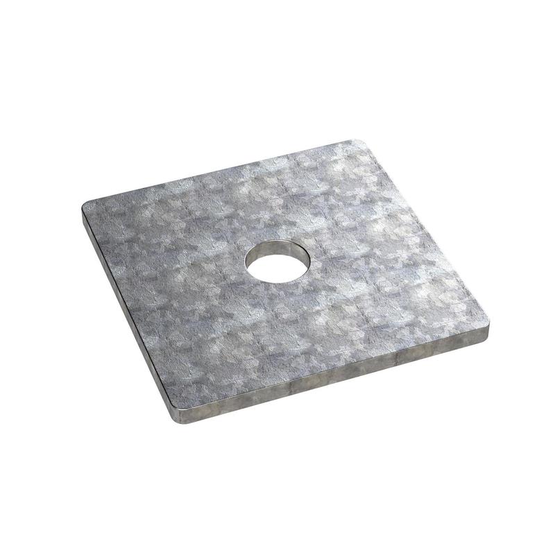 Bremick Square Flat Washers M10 x 50 x 3mm Galvanised