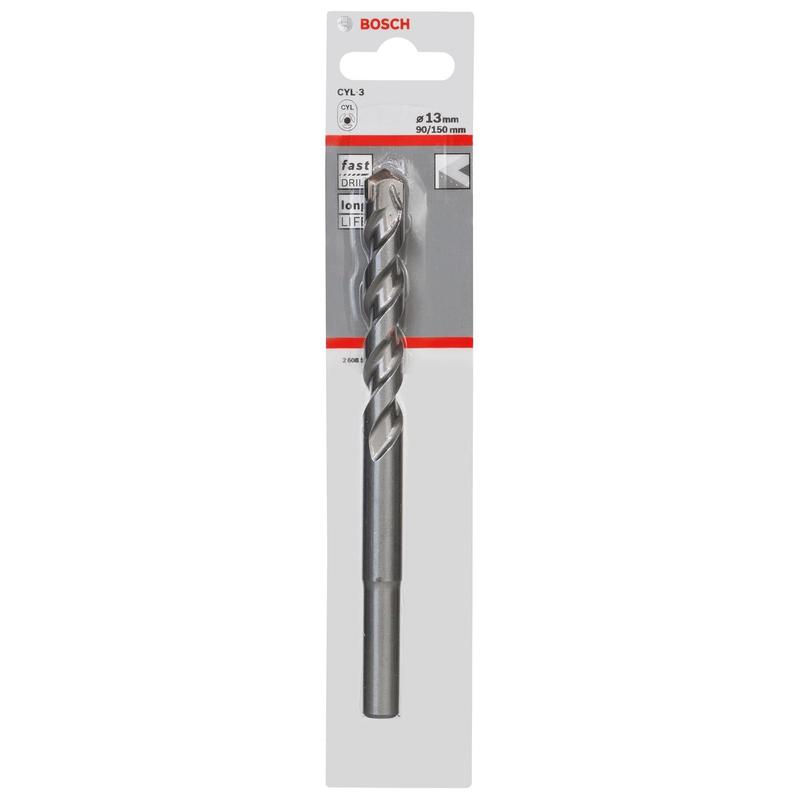 Bosch Silver Percussion Masonry Drill Bit 13 x 150mm