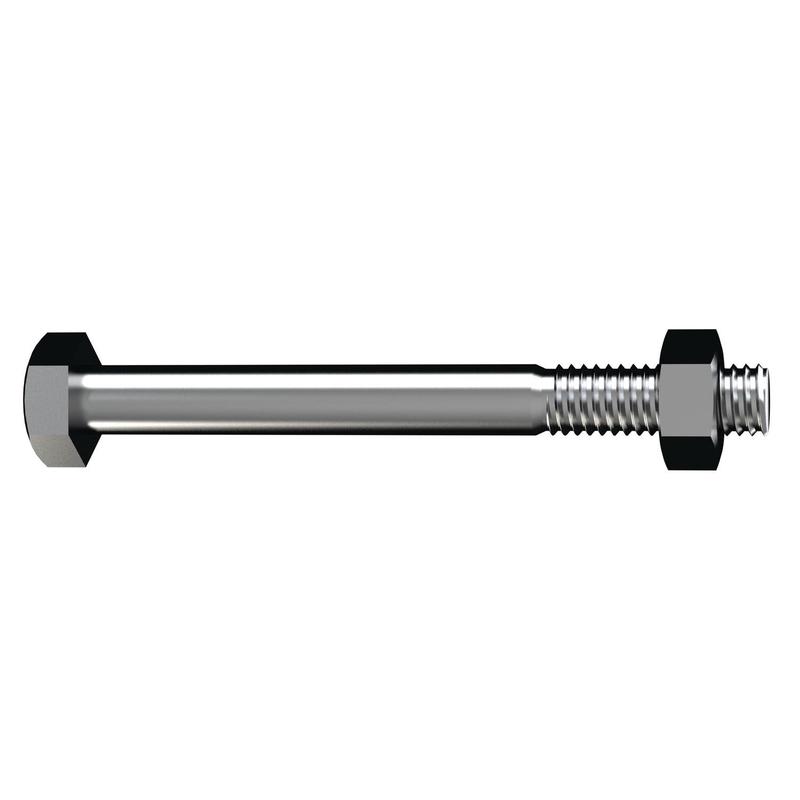 Bremick Engineer Bolts & Nuts M8 x 25mm Zinc Plated