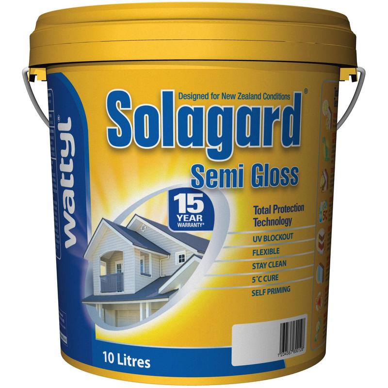 Wattyl Solagard Semi-Gloss Exterior Paint 10L Pastel Base