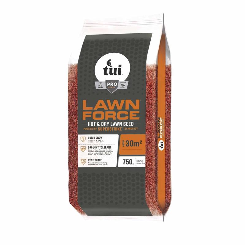 Tui Lawn Force Superstrike Hot & Dry Lawn Seed 750g
