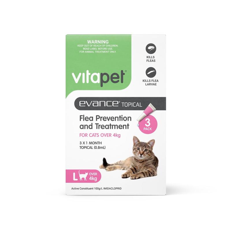 Vitapet Evance Flea Control Cats Over 4kg