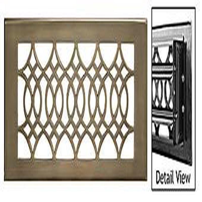Hamilton Strathmore Wall Register - 12 x 4in. (Antique Brass) SVW412-AB