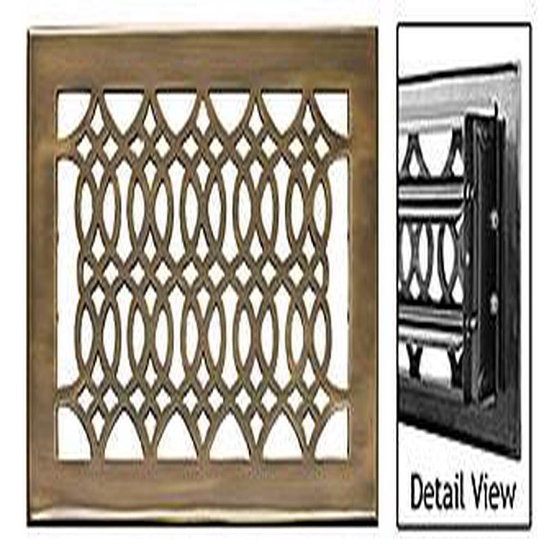 Hamilton Strathmore Wall Register - 14 x 6in. (Antique Brass) SVW614-AB