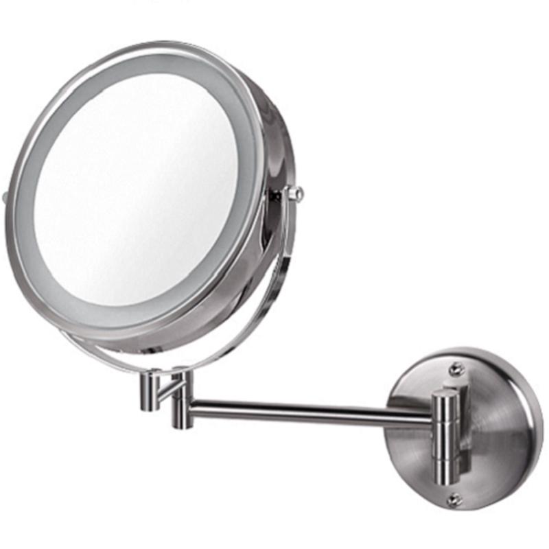 8.5\" Double Sided Lighted Wall-Mounted Mirror