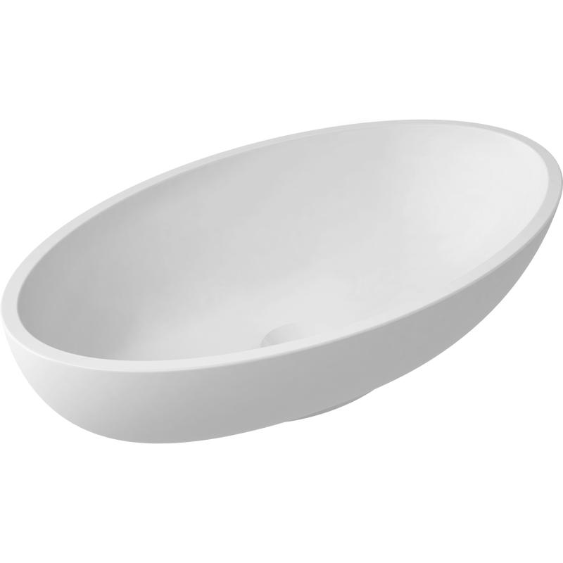 Puccini Vessel Sink - Gloss White