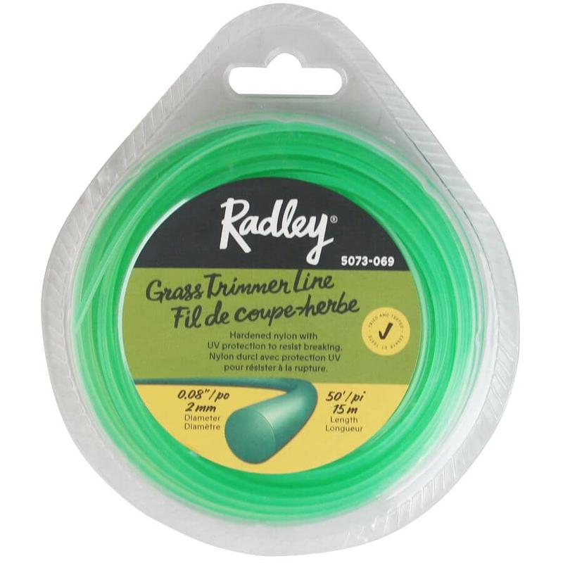 0.080\" x 50\' Round Grass Trimmer Line