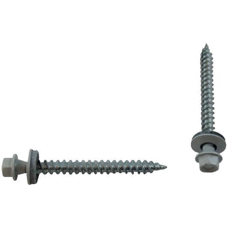 #10 x 2\" White Roofing Screws - QC317, 400 Pack