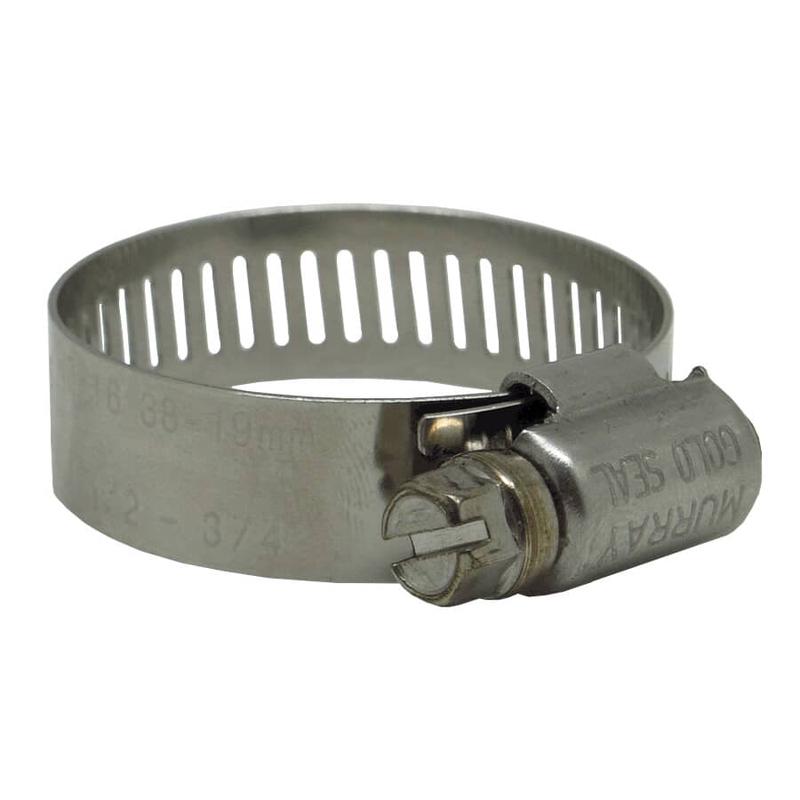 #16 1-1/4\" Stainless Steel Hose Clamp
