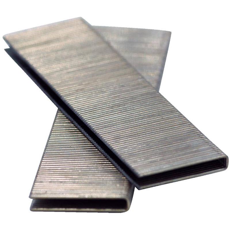 1\" 18 Gauge Galvanized Narrow Crown Staples - 5000 Pack