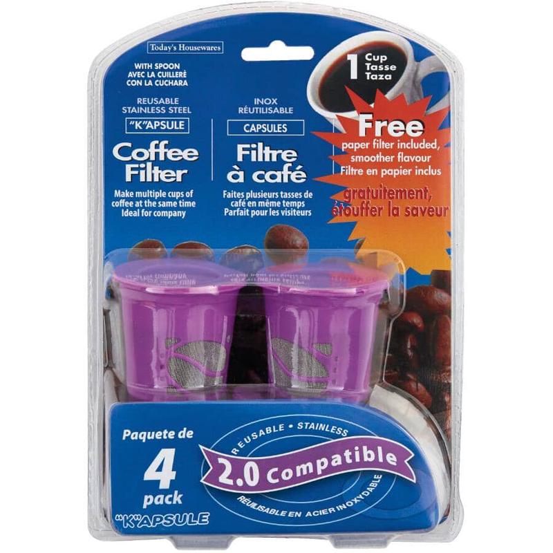 \"K\"apsule Reusable Coffee Filter Cups - 4 Pack