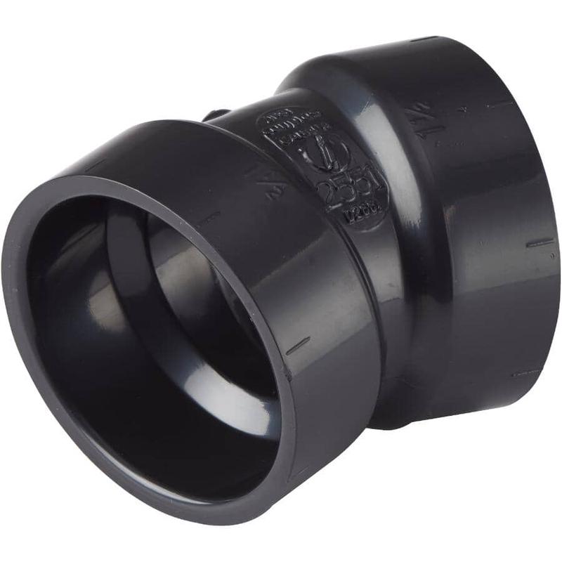 1-1/2\" Hub x Hub ABS 22.5 Degree Elbow