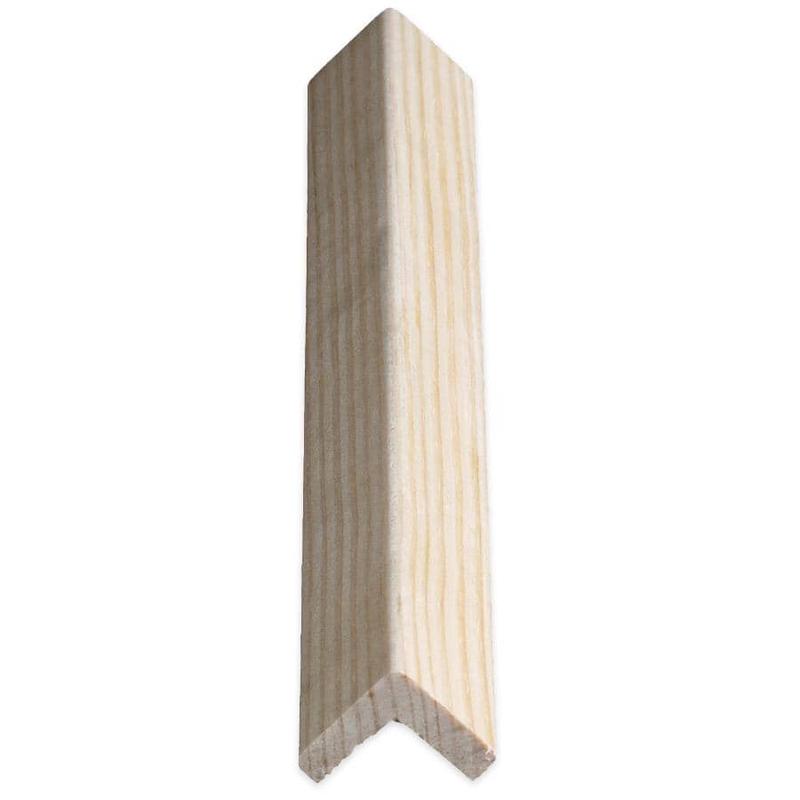 1\" x 1\" x 8\' Pine Outside Corner Moulding