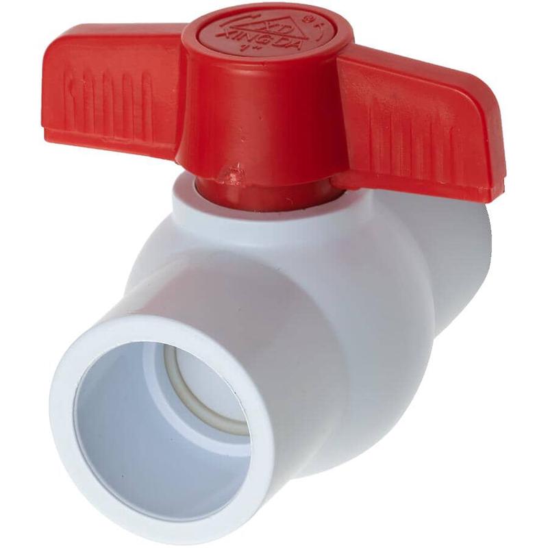 1\" PVC Solvent Ball Valve