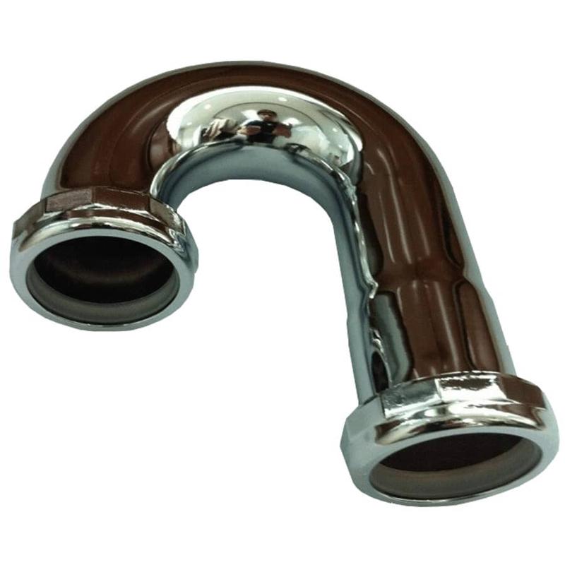 1-1/2\" Short J-Bend Drain - Chrome