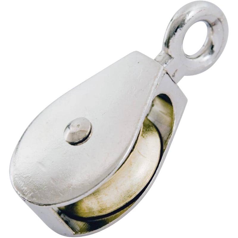 1\" Fixed Eye Sheave Single Pulley - Zinc