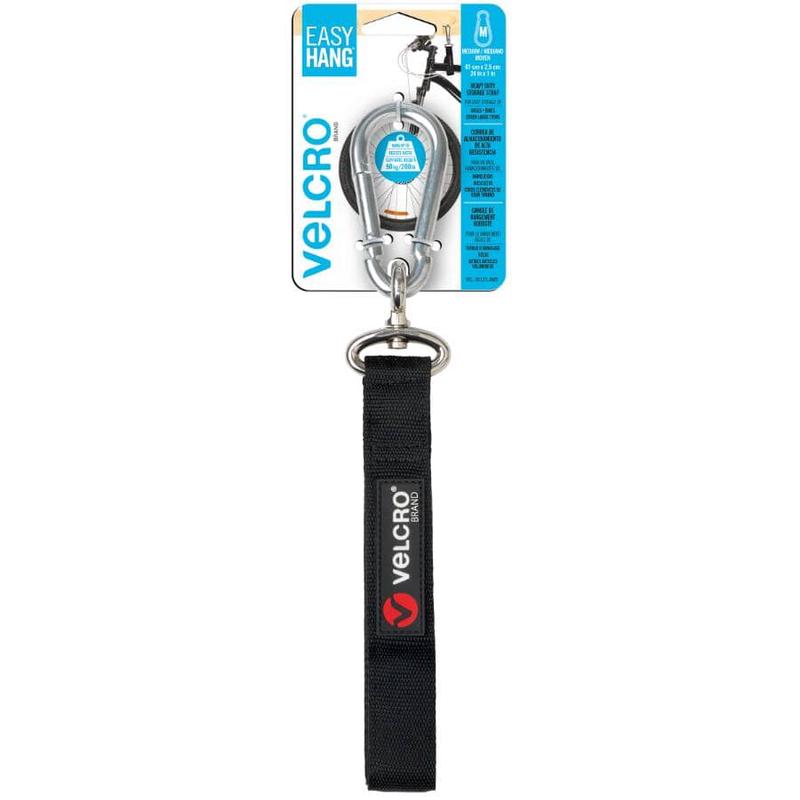 1\" x 24\" Black VELCRO Brand Fasteners Easy Hang Strap