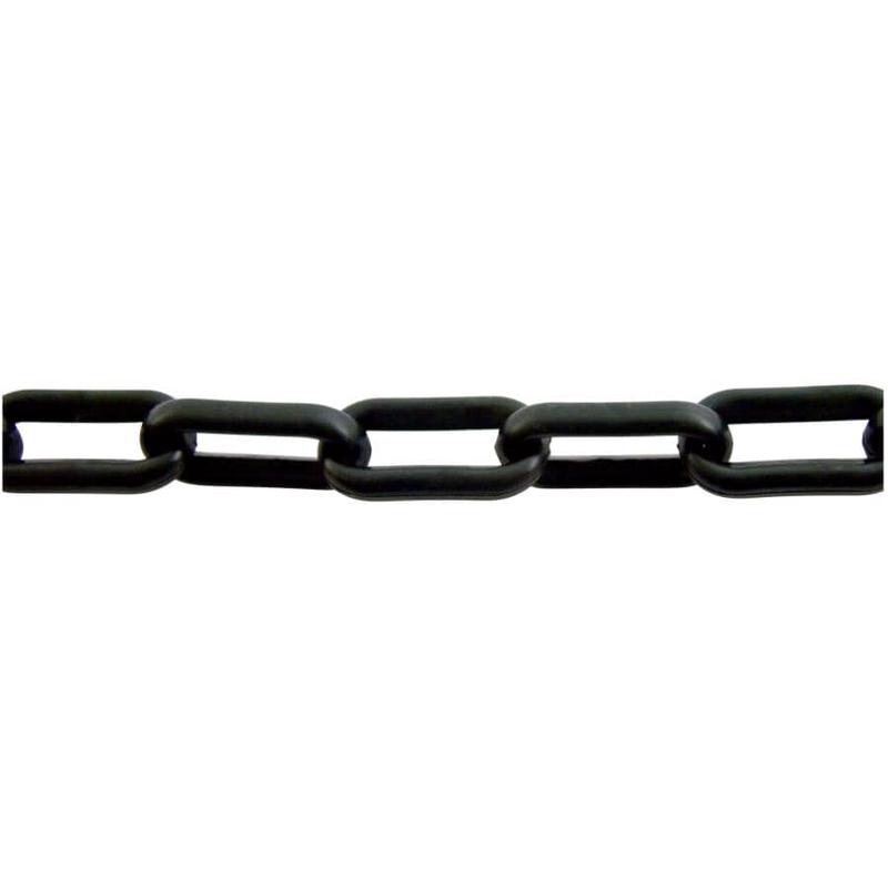 1\' x 2\" Plastic Chain - Black