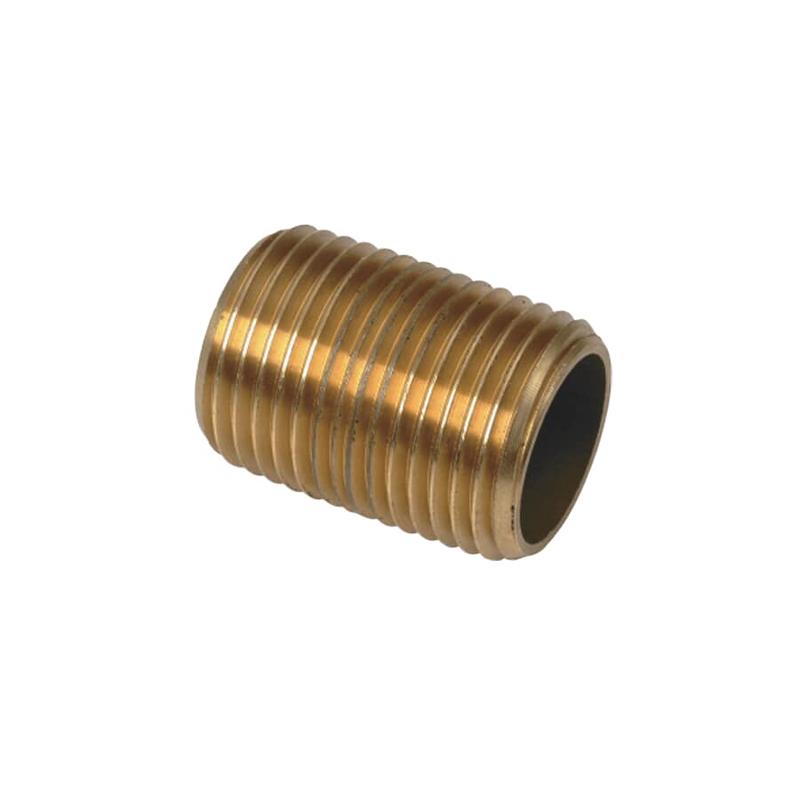 1\" x Close Brass Nipple