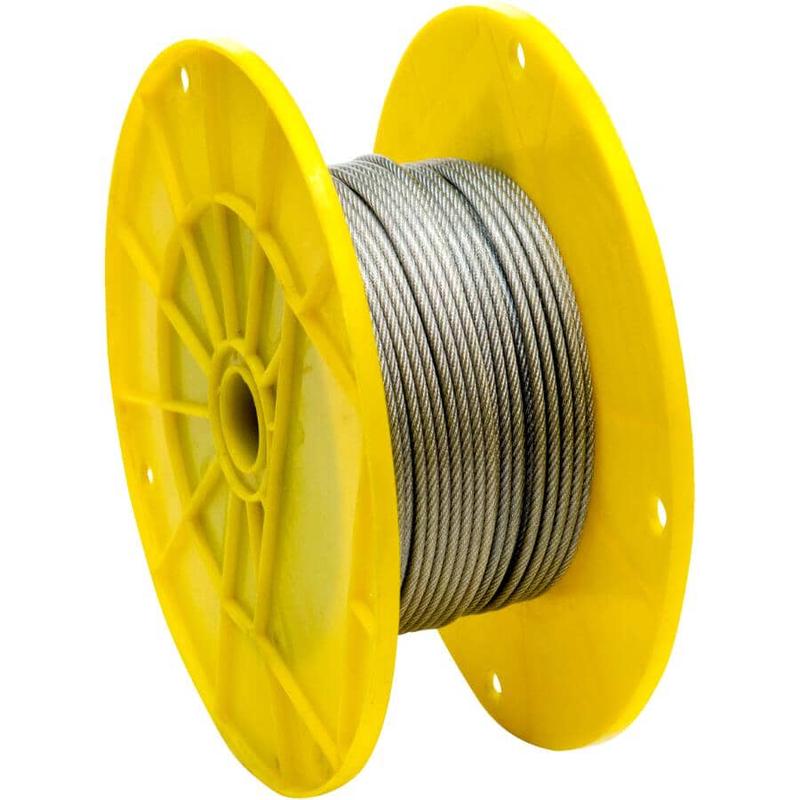 1\' x 3/32\" 7 x 7 Strands Coated Aircraft Cable