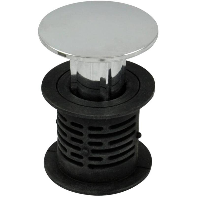 1-1/2\" 2-in-1 Bathtub Drain Stopper & Hair Catcher - Chrome