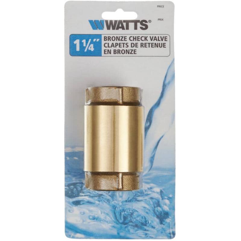 1-1/4\" Check Valve - Brass