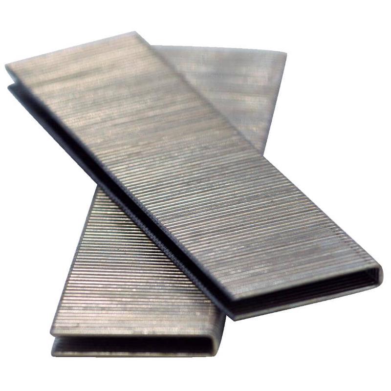 1-1/2\" 18 Gauge Galvanized Narrow Crown Staples - 1000 Pack