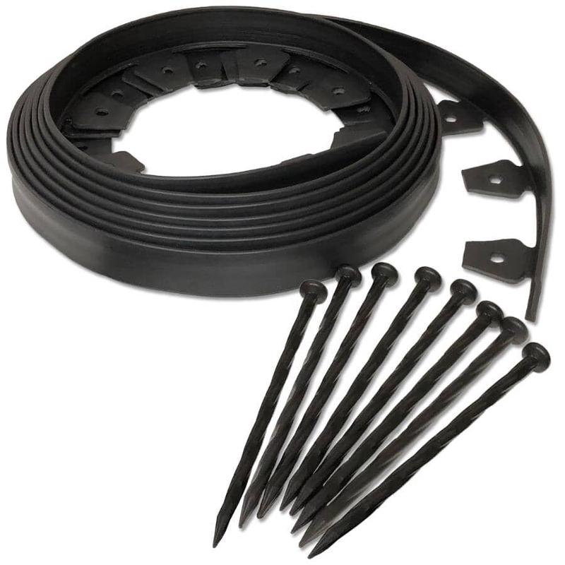 1-1/2\" x 20\' No Dig Lawn Edging with Spikes