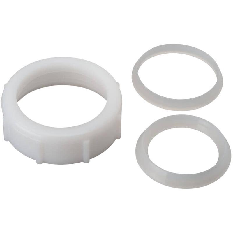 1-1/2\" Slip Joint Drain Nut & Washer - Plastic