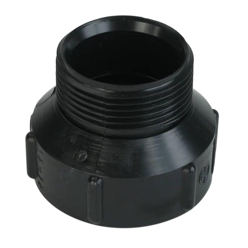 1-1/2\" Hub x 1-1/4\" MPT ABS Adapter