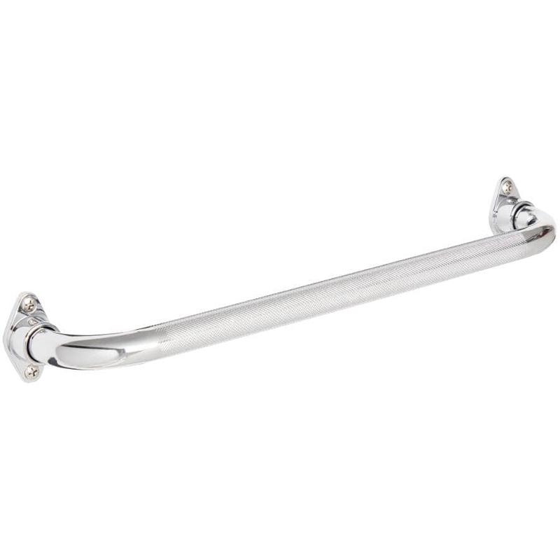1\" x 18\" Knurled Grab Bar - Chrome