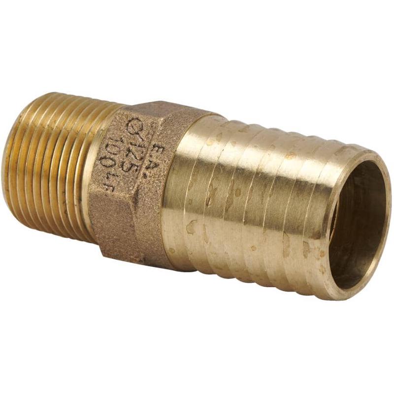 1-1/4\" x 1\" Hex Bronze Adapter