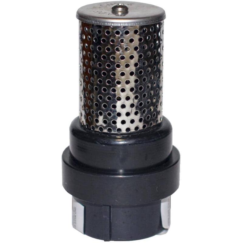 1-1/4\" Foot Valve - ABS & Stainless Steel