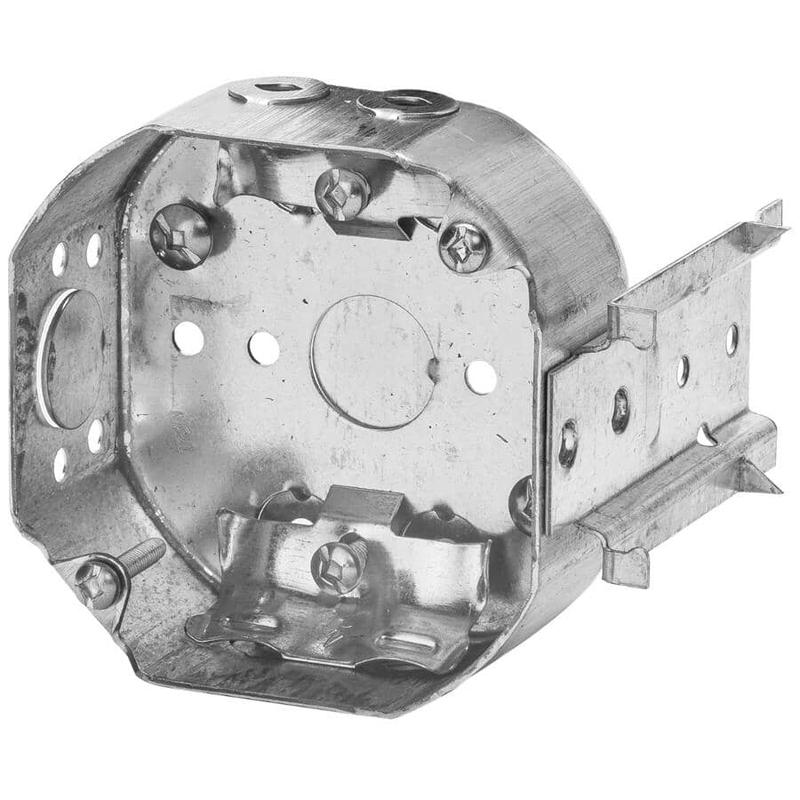 1-1/2\" Octagon Wiring Box with Bracket