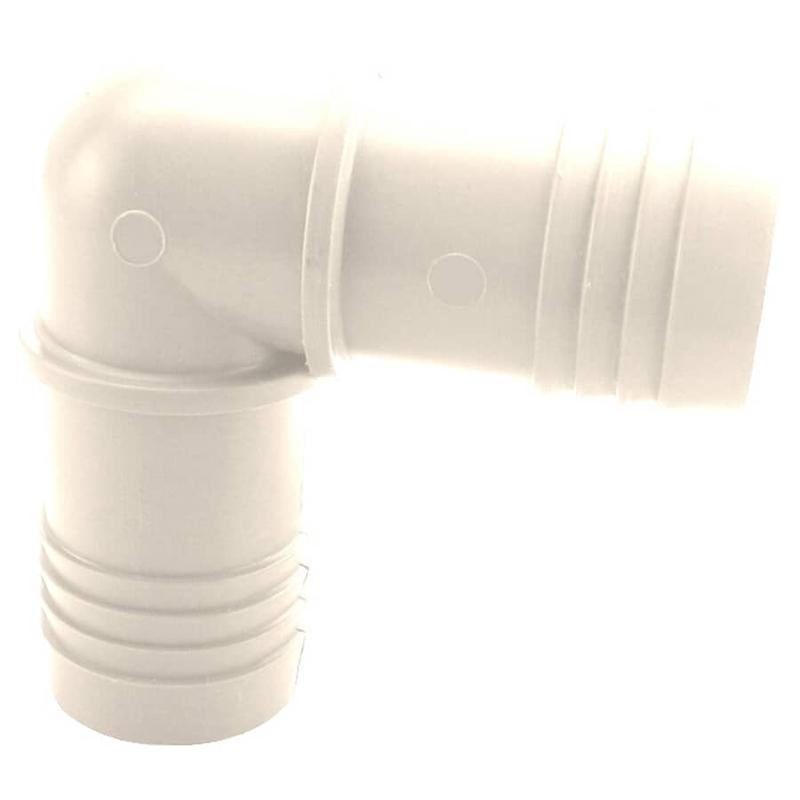 1-1/4\" 90 Degree Nylon Insert Elbow