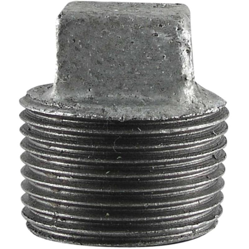 1-1/4\" Galvanized Cored Plug