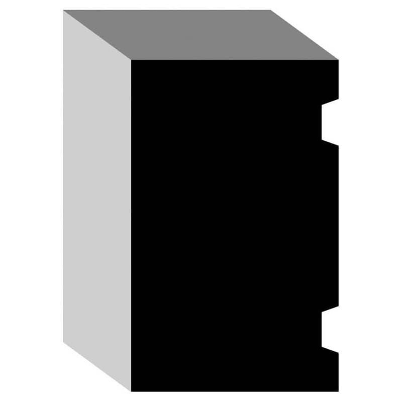 1-1/4\" x 2\" x 8\' Finger Jointed Pine Brickmould Moulding