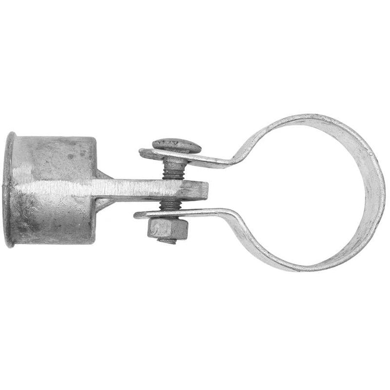 1-1/4\" Galvanized Link Rail End Assembly