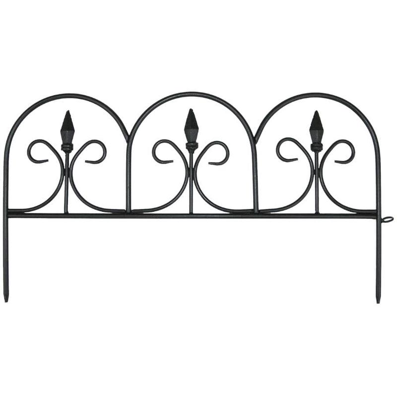 1.45\' Victorian Lawn Fencing - Black