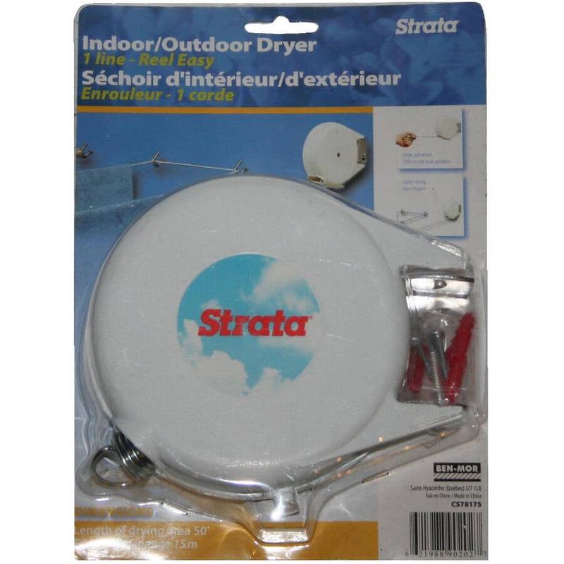 1-Line Easy Reel Dryer Clothesline - 50\'