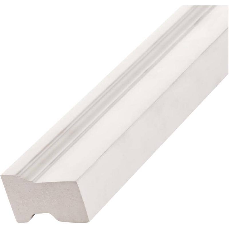1-1/4\" x 2\" x 8\' White PVC Brick Moulding