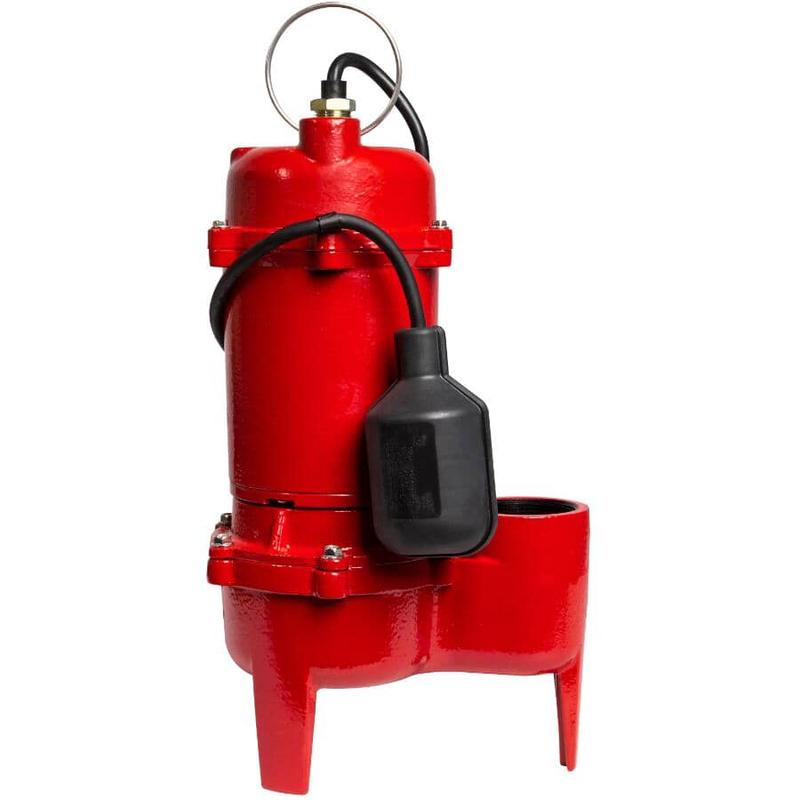 1/2 HP Cast Iron Sewage Pump - with Float Switch