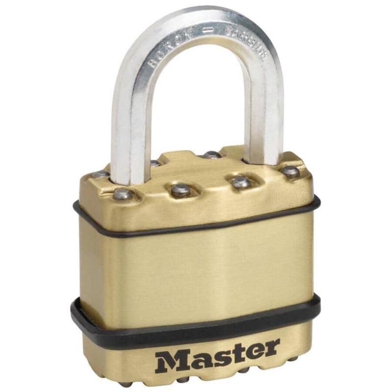 1-3/4\" Brass Tough Cut Weather Resistant Padlock