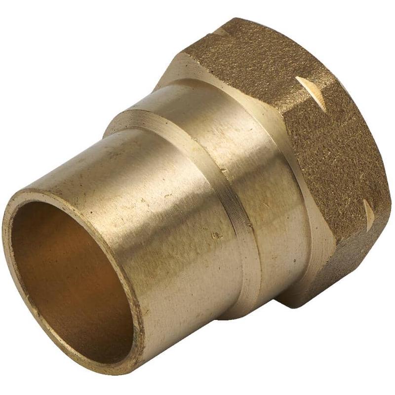 1/2\" Copper x 3/8\" FPT Brass Adapter