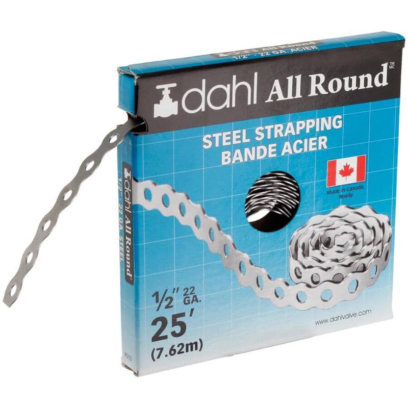 1/2\" x 25\' Steel Pipe Strapping