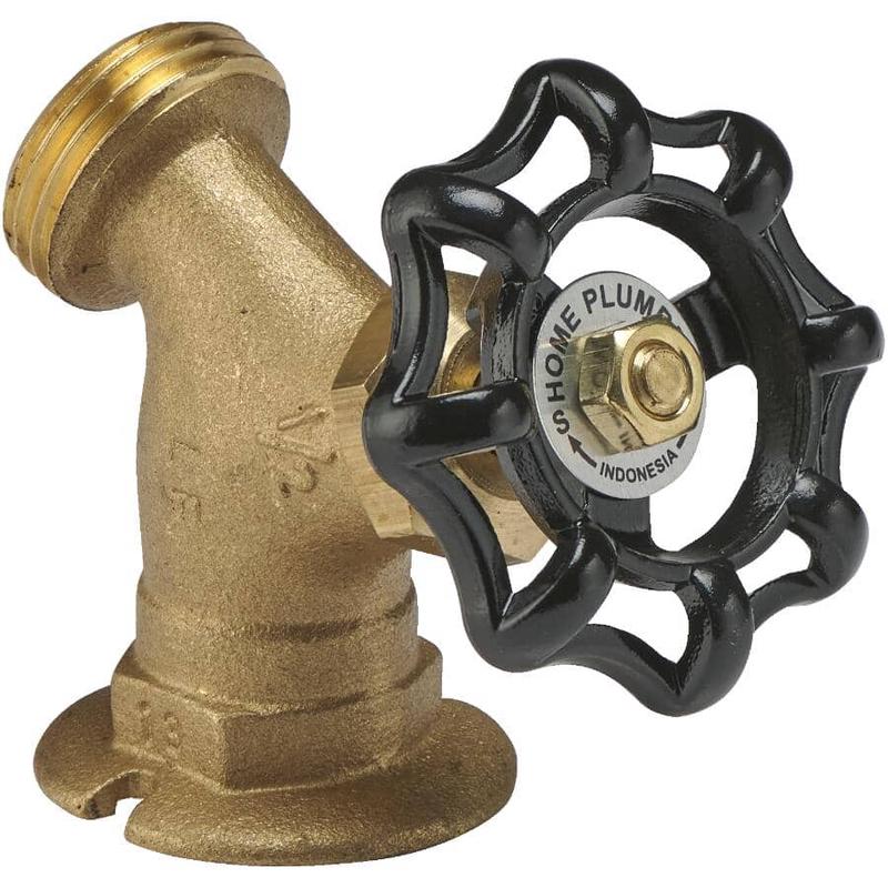 1/2\" FPT x 1/2\" Male Garden Hose Thread Sediment Faucet - with Flange