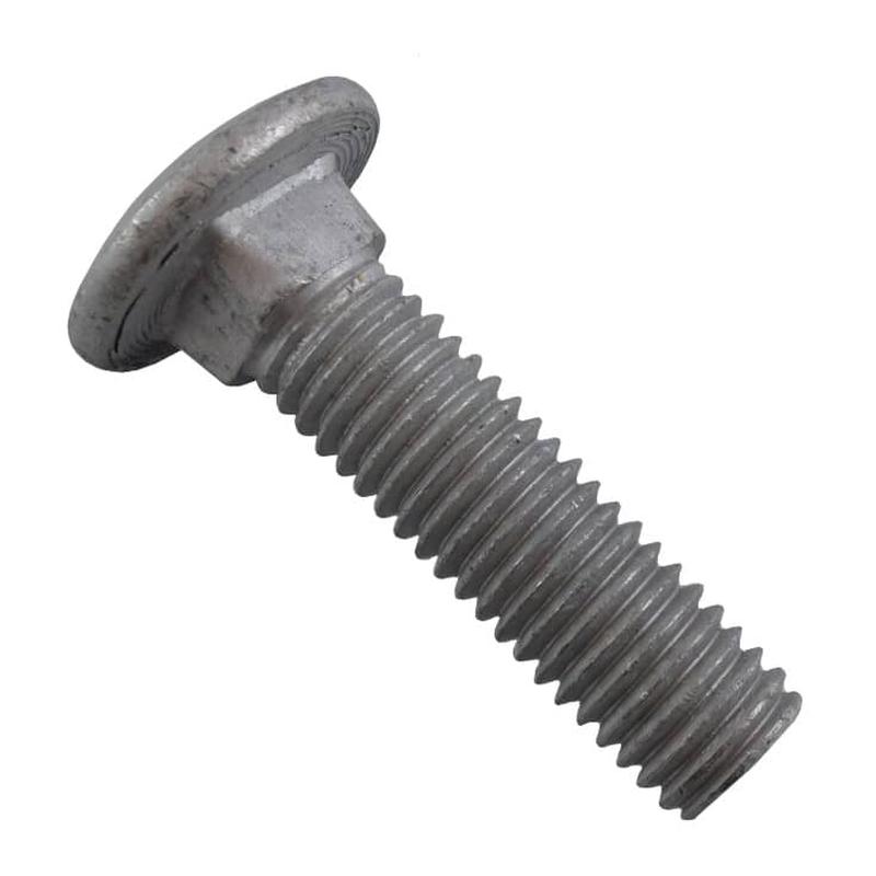 1/2\" x 2\" Galvanized Coarse Carriage Bolt