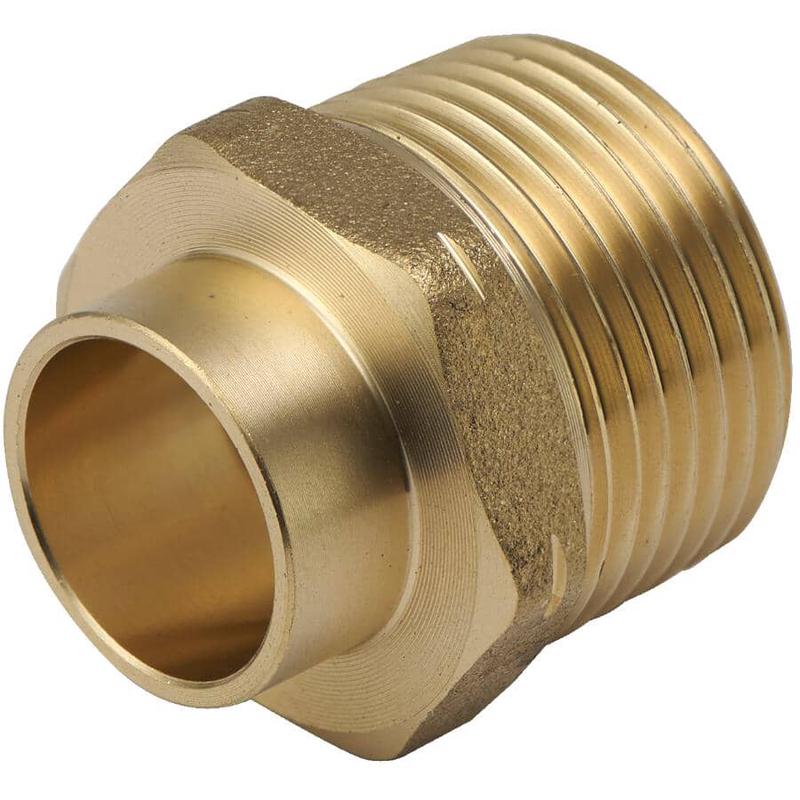 1/2\" Copper x 3/4\" MPT Brass Adapter