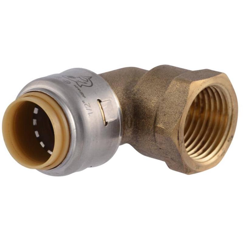 1/2\" Brass 90 Degree Female Elbow
